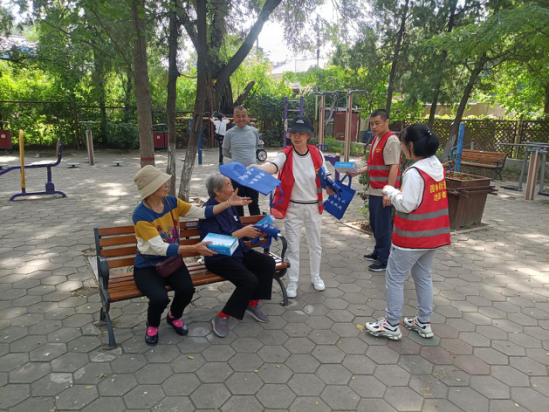 鞍山市园林街道开展宣传活动提高群众节约用水意识