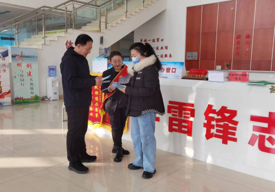 本溪市明山区水利局开展节水宣传活动