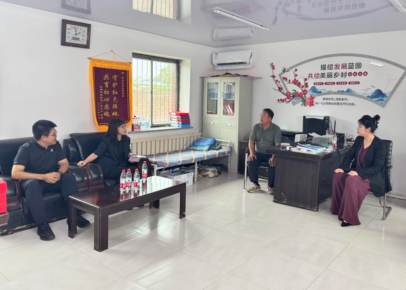 省河库管理服务中心（省水文局）副主任刘蜀岷赴抚顺调研指导驻村帮扶工作