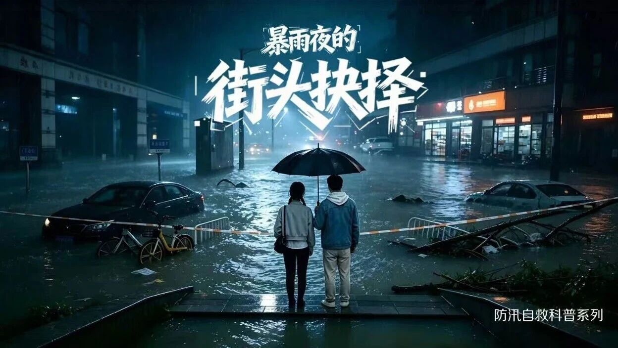 防汛自救科普｜暴雨夜的街头抉择