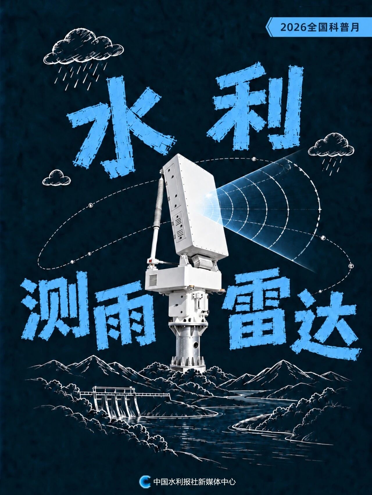 2026全国科普月| 原来这就是水利测雨雷达！